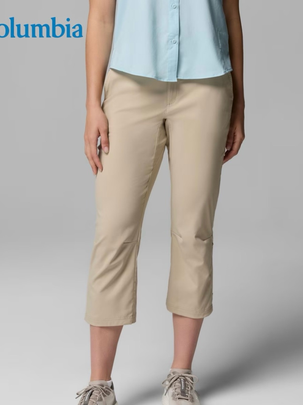 Columbia Women's Tan Cropped Outdoor Capris NWT